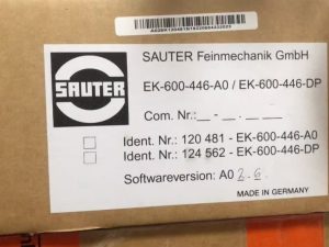 SAUTER EK-600-446-A0 (Ident: 120 481) / EK-600-446-DP (Ident: 124 562)